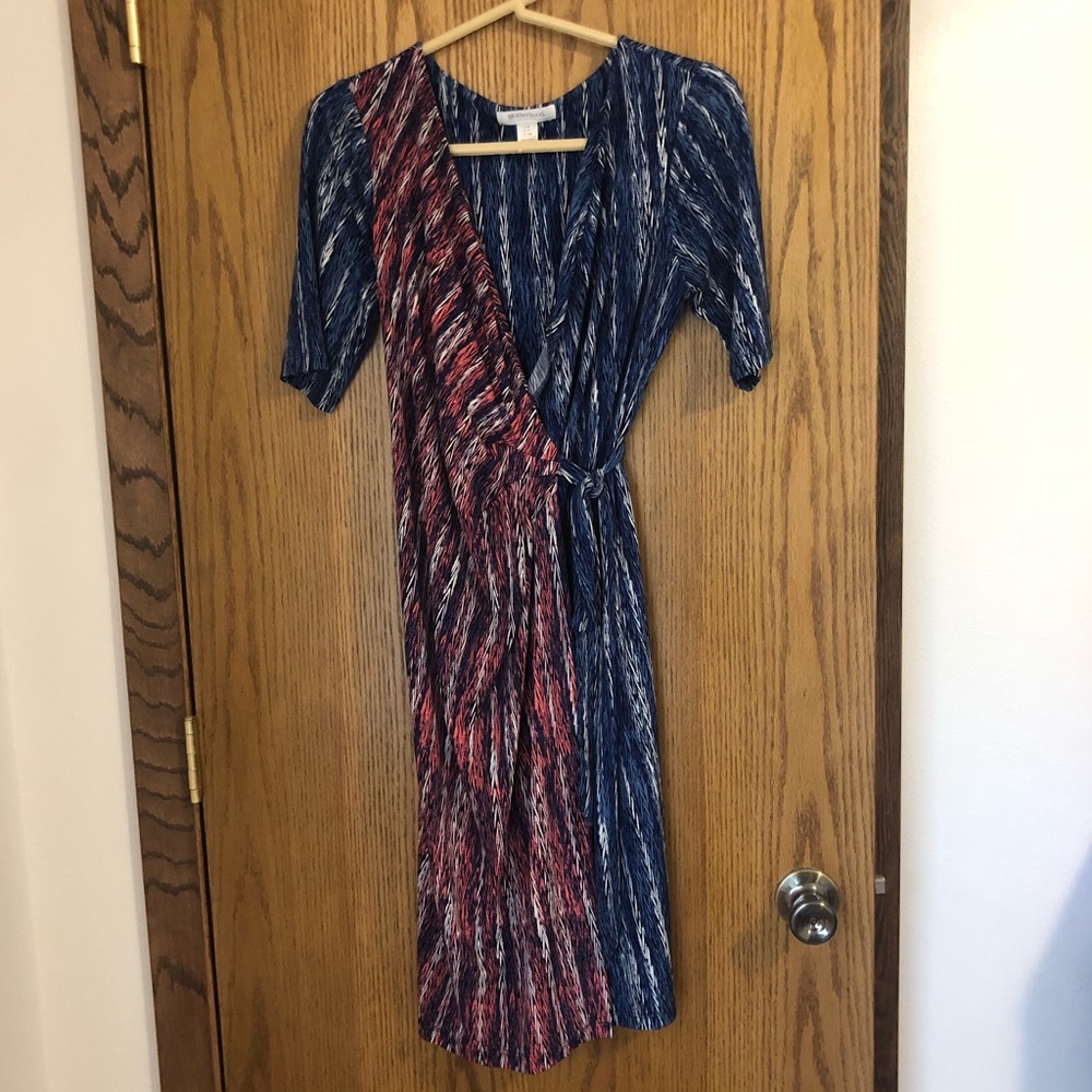 Motherhood Maternity Wrap Dress